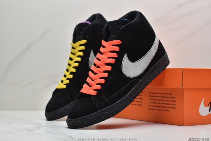 开拓者, 加绒, 休闲鞋, Nike Blazer Mid, NIKE, Blazer Mid, Blazer - 耐克NIKE BLAZER MID PRM手工缝纫马克线开拓者经典复古运动休闲鞋