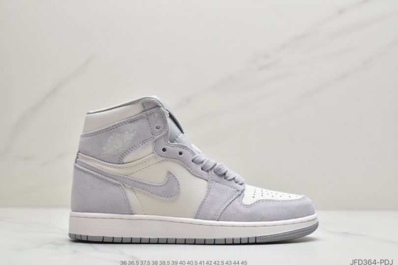 篮球鞋, Premium, Pale Ivory, Nike Air, Jumpman, Jordan, Aj1, Air Jordan - 乔丹Air Jordan AJ1 Retro High Premium"Pale Ivory"“香芋粉紫白灰”中帮篮球鞋