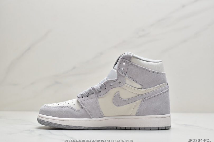 篮球鞋, Premium, Pale Ivory, Nike Air, Jumpman, Jordan, Aj1, Air Jordan - 乔丹Air Jordan AJ1 Retro High Premium"Pale Ivory"“香芋粉紫白灰”中帮篮球鞋