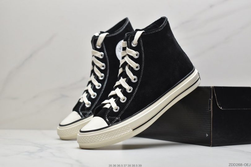 高帮, 板鞋, 匡威, 加绒, Converse, 1970S - Converse匡威 Chuck Taylor All Star 1970s Hi 秋冬加绒保暖复古三星标高帮休闲运动硫化百搭板鞋