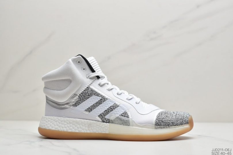 篮球鞋, 爆米花, Boost, Basket, Adidas - Original marquee boost Basketball Mid onze320ad.kt 中帮爆米花针织透气休闲运动篮球鞋