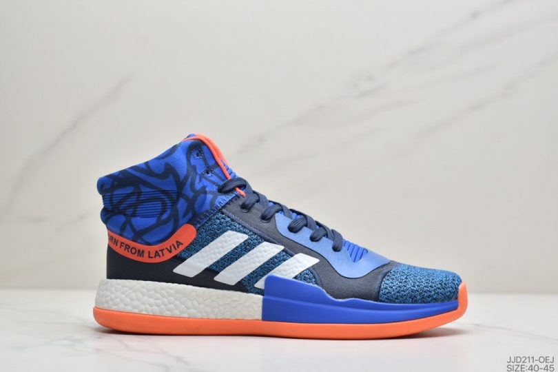 篮球鞋, 爆米花, Boost, Basket, Adidas - Original marquee boost Basketball Mid onze320ad.kt 中帮爆米花针织透气休闲运动篮球鞋