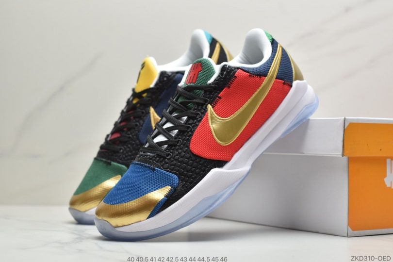 鸳鸯, 联名, 篮球鞋, 科比5, 实战篮球鞋, Swoosh, Kobe 5 Protro, Kobe - UNDEFEATED x Kobe 5 Protro DB4796-100 x CZ6499-900“What If”科比5代实战篮球鞋