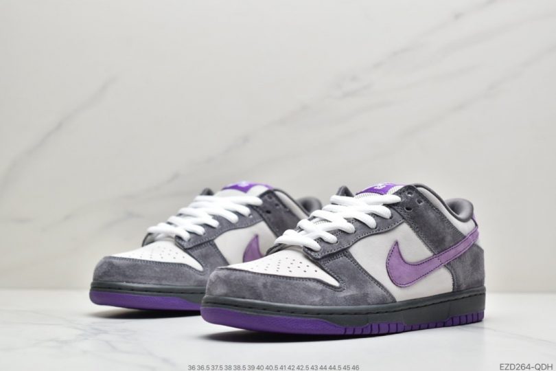 板鞋, 扣篮系列, Purple Pigeon, Pigeon, Nike SB Dunk, Nike SB, NIKE, Dunk - 耐克Nike SB Dunk Pro Low"Purple Pigeon"扣篮系列低帮休闲运动滑板板鞋“麂皮灰紫鸽子”