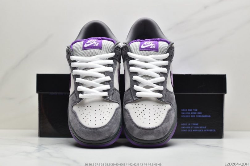 板鞋, 扣篮系列, Purple Pigeon, Pigeon, Nike SB Dunk, Nike SB, NIKE, Dunk - 耐克Nike SB Dunk Pro Low"Purple Pigeon"扣篮系列低帮休闲运动滑板板鞋“麂皮灰紫鸽子”