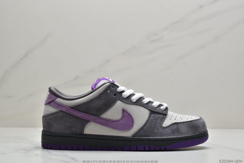 板鞋, 扣篮系列, Purple Pigeon, Pigeon, Nike SB Dunk, Nike SB, NIKE, Dunk - 耐克Nike SB Dunk Pro Low"Purple Pigeon"扣篮系列低帮休闲运动滑板板鞋“麂皮灰紫鸽子”