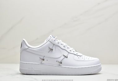 耐克Nike Air Force 1’07 Low “All white” 空军一号“联名小银勾”低帮休闲板鞋