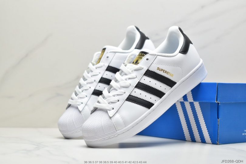 贝壳头, 板鞋, 休闲板鞋, Superstar, adidas Superstar, Adidas - 阿迪达斯Adidas Superstar 经典金标贝壳头 运动休闲板