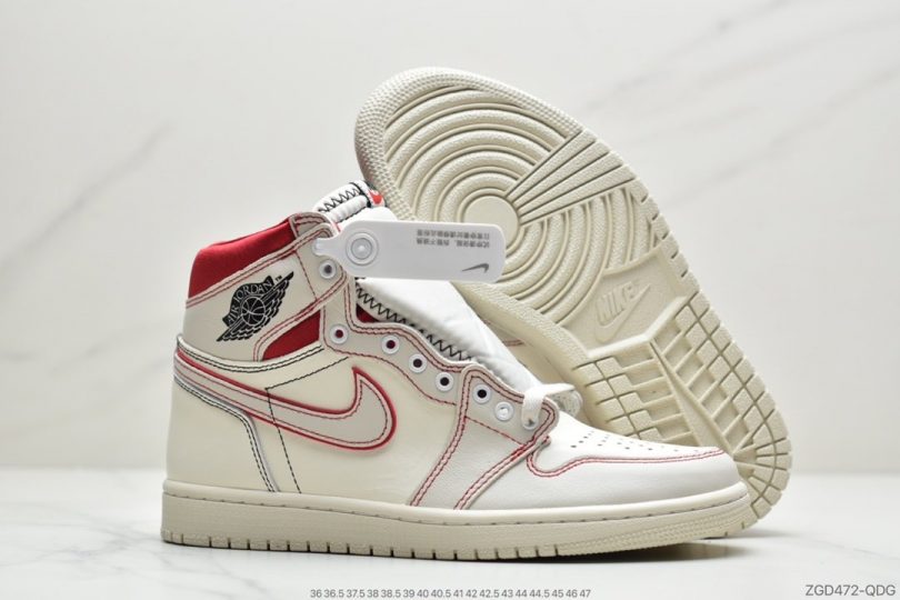 篮球鞋, 兔八哥, Phantom, Jordan, Aj1, Air Jordan 1, Air Jordan - 乔丹 Air Jordan 1 Retro "Phantom"白红兔八哥AJ1中帮篮球鞋