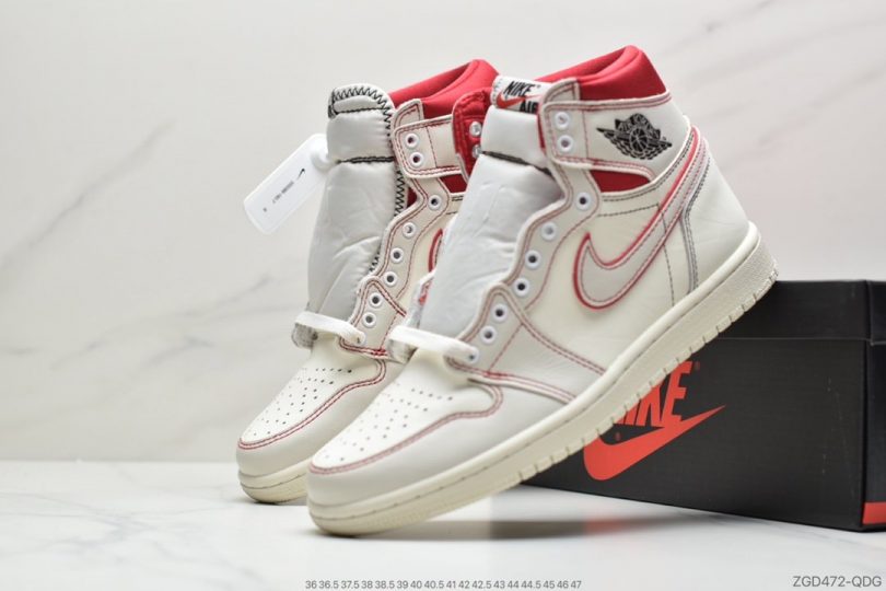 篮球鞋, 兔八哥, Phantom, Jordan, Aj1, Air Jordan 1, Air Jordan - 乔丹 Air Jordan 1 Retro "Phantom"白红兔八哥AJ1中帮篮球鞋