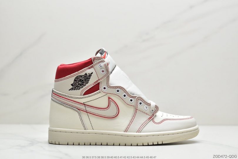 篮球鞋, 兔八哥, Phantom, Jordan, Aj1, Air Jordan 1, Air Jordan - 乔丹 Air Jordan 1 Retro "Phantom"白红兔八哥AJ1中帮篮球鞋