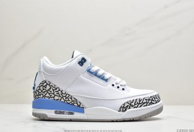 乔丹 Air Jordan 3 “UNC” 北卡蓝 AJ3 乔丹3代 aj3 乔3 白蓝文化篮球鞋