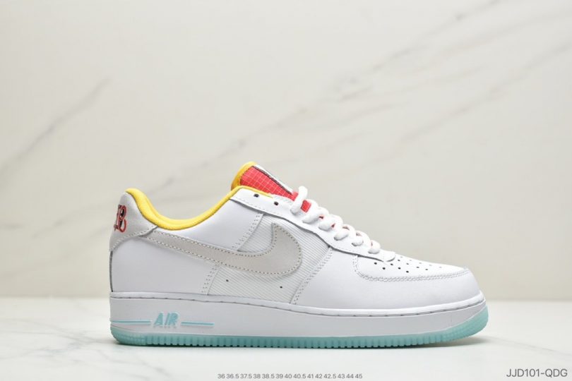 运动板鞋, 空军一号, 板鞋, Swoosh, Nike Air Force 1, Nike Air, NIKE, Air Force 1 - 耐克Nike Air Force 1 Pastel White Multicolour “绮妮亚” LF空军一号低帮运动板鞋