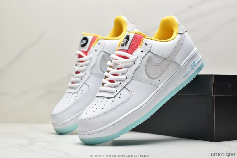 运动板鞋, 空军一号, 板鞋, Swoosh, Nike Air Force 1, Nike Air, NIKE, Air Force 1 - 耐克Nike Air Force 1 Pastel White Multicolour “绮妮亚” LF空军一号低帮运动板鞋