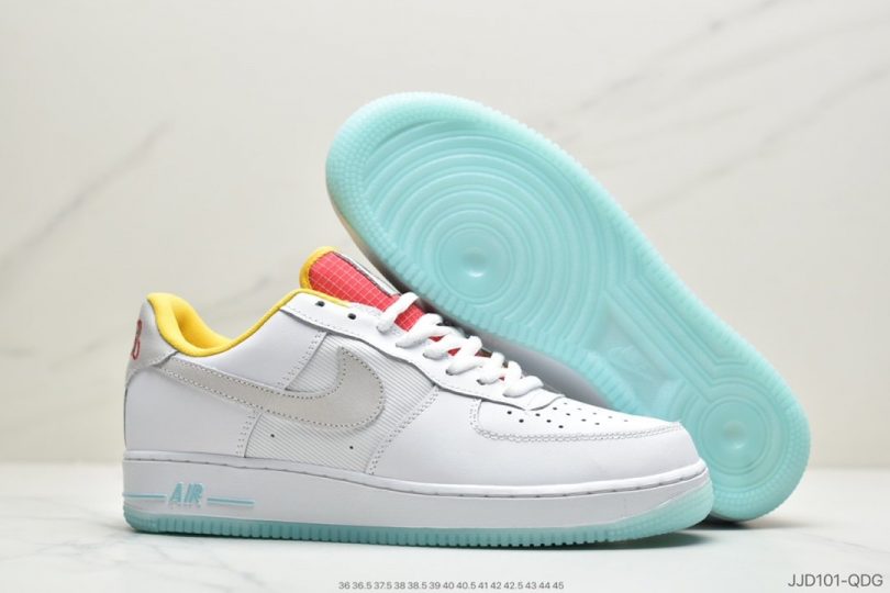 运动板鞋, 空军一号, 板鞋, Swoosh, Nike Air Force 1, Nike Air, NIKE, Air Force 1 - 耐克Nike Air Force 1 Pastel White Multicolour “绮妮亚” LF空军一号低帮运动板鞋