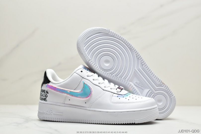 运动板鞋, 空军一号, 板鞋, Swoosh, Nike Air Force 1, Nike Air, NIKE, Air Force 1 - 耐克Nike Air Force 1 Pastel White Multicolour “绮妮亚” LF空军一号低帮运动板鞋