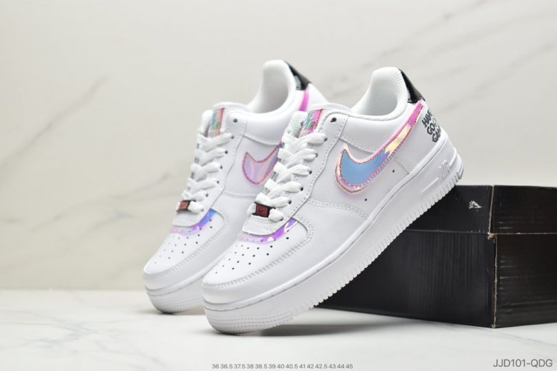 运动板鞋, 空军一号, 板鞋, Swoosh, Nike Air Force 1, Nike Air, NIKE, Air Force 1 - 耐克Nike Air Force 1 Pastel White Multicolour “绮妮亚” LF空军一号低帮运动板鞋