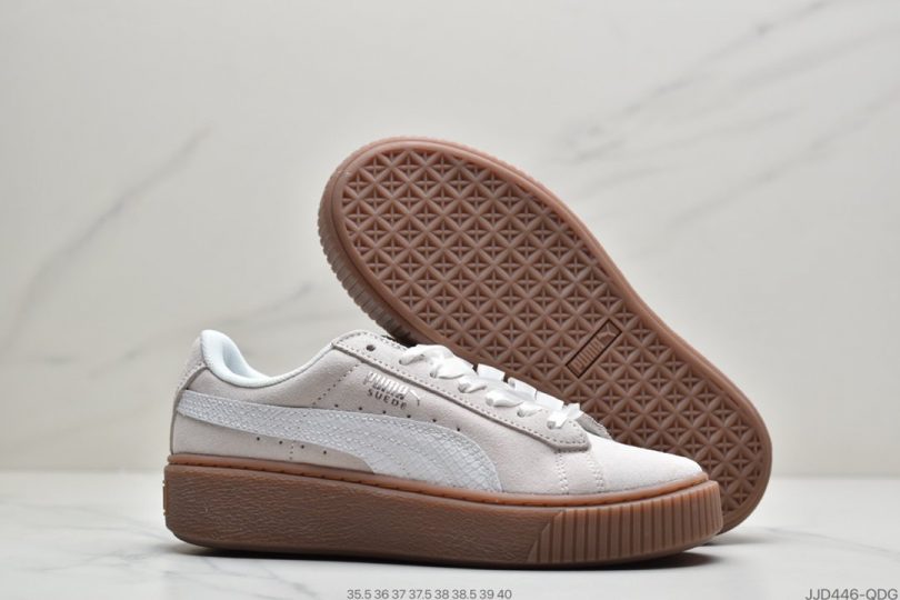 松糕鞋, Suede Platform, Puma, PLATFORM - PUMA Suede Platform 彪马 蕾哈娜二代 厚底松糕鞋