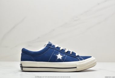 匡威Converse One Star Suede OX”Grey White”一星系列经典低帮复古皮革休闲百搭硫化板鞋