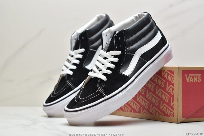 运动鞋, 板鞋, Vans, Sk8-Mid - 万斯Vans范斯官方 侧边条纹男鞋Sk8-Mid中帮板鞋运动鞋