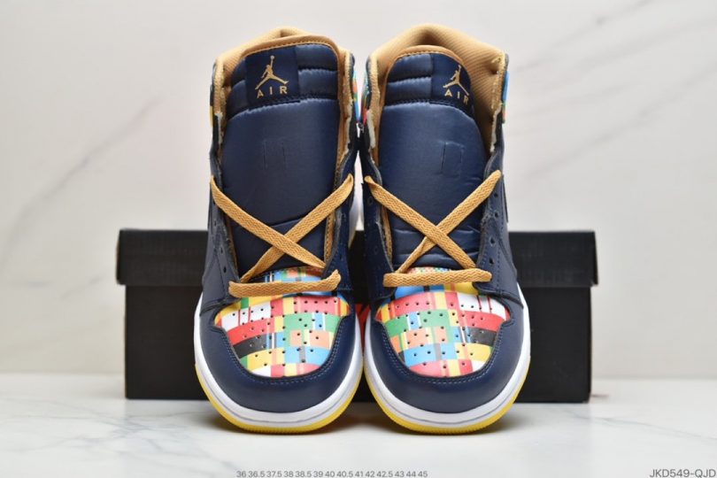 高帮, 篮球鞋, 涂鸦, Jordan, HIGH, Aj1, Air Jordan 1, Air Jordan - 乔丹AIR JORDAN 1 RETRO HIGH RTTG AJ1乔丹一代 经典高帮创意涂鸦色差文化百搭休闲运动篮球鞋