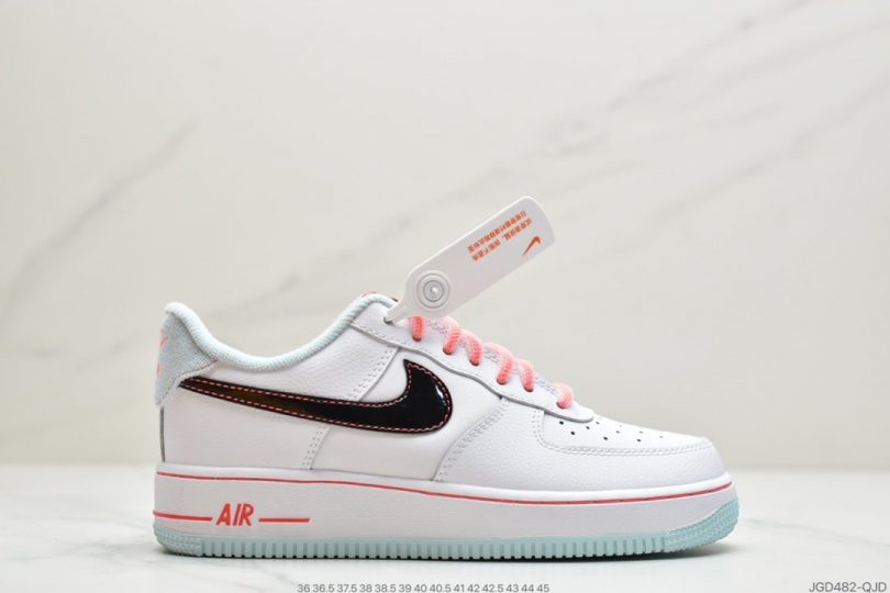 空军一号, 板鞋, Nike Air Force 1, Nike Air, NIKE, LV8, FORCE 1, Air Force 1 - 耐克 Nike Air Force 1 ’07 LV8 3 白蓝粉 南海岸 空军一号低帮百搭休闲运动板鞋