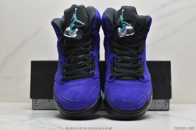 篮球鞋, Jordan Brand, Jordan 5, Jordan, Alternate Bel-Air, AJ5, Air Jordan 5 Retro, Air Jordan - 乔丹Air Jordan 5 Retro"Alternate Bel-Airk" 白紫葡萄新鲜王子 乔丹AJ5代中帮复古休闲文化篮球鞋