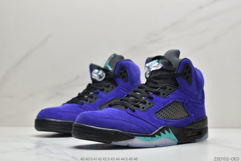 篮球鞋, Jordan Brand, Jordan 5, Jordan, Alternate Bel-Air, AJ5, Air Jordan 5 Retro, Air Jordan - 乔丹Air Jordan 5 Retro"Alternate Bel-Airk" 白紫葡萄新鲜王子 乔丹AJ5代中帮复古休闲文化篮球鞋