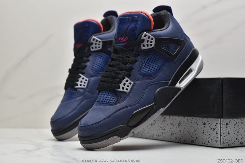 篮球鞋, 文化篮球鞋, 小阿姆, Loyal Blue, Jordan, AJ4, Air Jordan 4, Air Jordan - 乔丹Air Jordan 4 WNTR " Loyal Blue " AJ4乔4 小阿姆男子文化篮球鞋