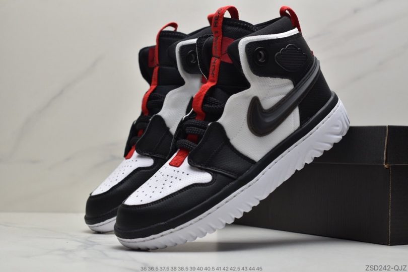 篮球鞋, Swoosh, React, Nike React, Jordan, Aj1, Air Jordan 1, Air Jordan - 机能乔丹AJ1 Air Jordan 1 High React 机能风格篮球鞋