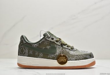 耐克Nike Air Force 1 ‘ CLOT Gred Gold Silk “绿丝绸” 空军一号藤原浩联名低帮板鞋