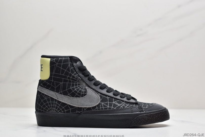 高帮, 运动板鞋, 板鞋, 开拓者, Vintage, Spider Web, Blazer Mid, Blazer - 耐克Nik* Blazer Mid '1977 Vintage"Spider Web"经典开拓者高帮百搭休闲运动板鞋