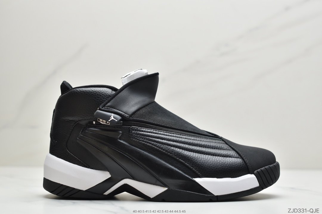 乔丹Air Jordan Jumpman Swift “White Black”AJ中帮复古休闲动运文化篮球鞋