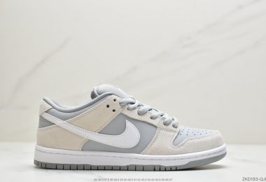 耐克Nike SB Dunk Low Summit White Wolf Grey TRD 北极狐灰 男女休闲滑板鞋