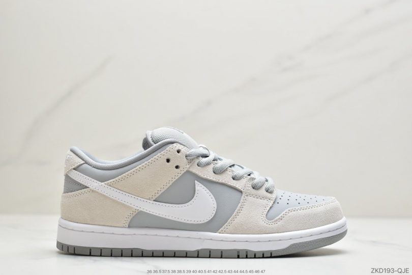 板鞋, Summit White, SB Dunk Low, Nike SB Dunk Low, Nike SB Dunk, Nike SB, Dunk Low, Dunk - 耐克Nike SB Dunk Low Summit White Wolf Grey TRD 北极狐灰 男女休闲滑板鞋