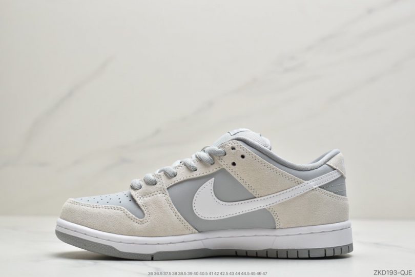 板鞋, Summit White, SB Dunk Low, Nike SB Dunk Low, Nike SB Dunk, Nike SB, Dunk Low, Dunk - 耐克Nike SB Dunk Low Summit White Wolf Grey TRD 北极狐灰 男女休闲滑板鞋