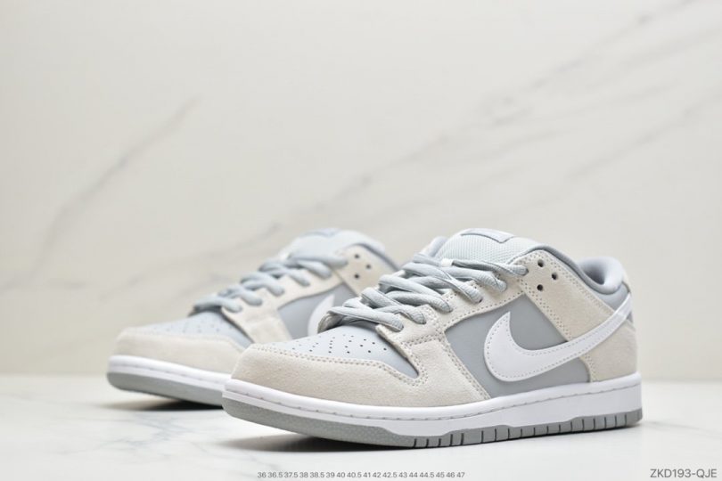 板鞋, Summit White, SB Dunk Low, Nike SB Dunk Low, Nike SB Dunk, Nike SB, Dunk Low, Dunk - 耐克Nike SB Dunk Low Summit White Wolf Grey TRD 北极狐灰 男女休闲滑板鞋