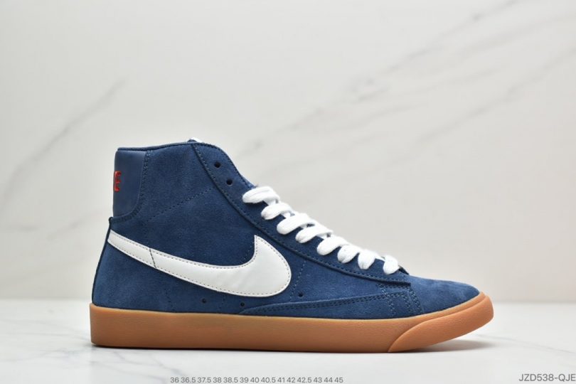 运动板鞋, 板鞋, 开拓者, Swoosh, Nike Blazer Mid, NIKE, Blazer Mid, Blazer - 耐克 Nike Blazer Mid QS HH  开拓者 复古经典中帮百搭休闲运动板鞋