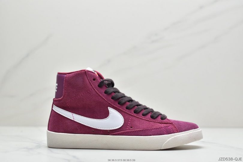 运动板鞋, 板鞋, 开拓者, Swoosh, Nike Blazer Mid, NIKE, Blazer Mid, Blazer - 耐克 Nike Blazer Mid QS HH  开拓者 复古经典中帮百搭休闲运动板鞋