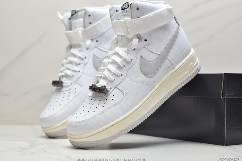 运动板鞋, 涂鸦, 做旧, Toll Free, Premium, Nike Air Force 1, Nike Air, 3M反光 - 耐克Nike Air Force 1 '07 Premium "Toll Free" 空军一号白色高帮外加氧化做旧运动板鞋