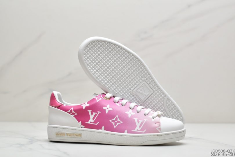 运动鞋, 路易威登, 板鞋, Louis Vuitton - 路易威登Louis Vuitton Frontrow Sneaker Low简约休闲运动百搭小白板鞋