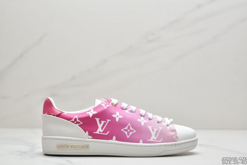 运动鞋, 路易威登, 板鞋, Louis Vuitton - 路易威登Louis Vuitton Frontrow Sneaker Low简约休闲运动百搭小白板鞋