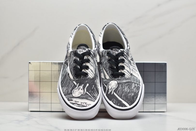 联名, 板鞋, 休闲板鞋, Vans - Vans Authentic x Moma 联名款 爱德华蒙克联名款低帮休闲板鞋