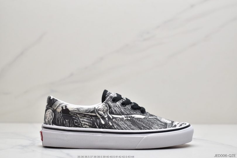 联名, 板鞋, 休闲板鞋, Vans - Vans Authentic x Moma 联名款 爱德华蒙克联名款低帮休闲板鞋
