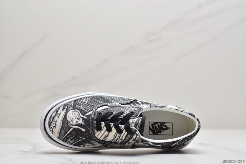 联名, 板鞋, 休闲板鞋, Vans - Vans Authentic x Moma 联名款 爱德华蒙克联名款低帮休闲板鞋