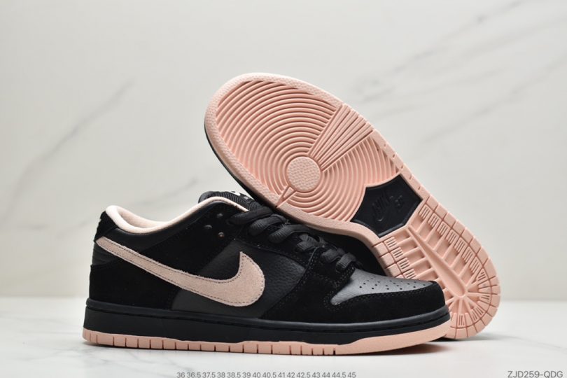 板鞋, SB Dunk Low Pro, SB Dunk Low, Nike SB Dunk Low, Nike SB Dunk, Nike SB, Dunk Low, Dunk - 耐克Nike SB Dunk Low Pro 黑粉低帮扣篮板鞋