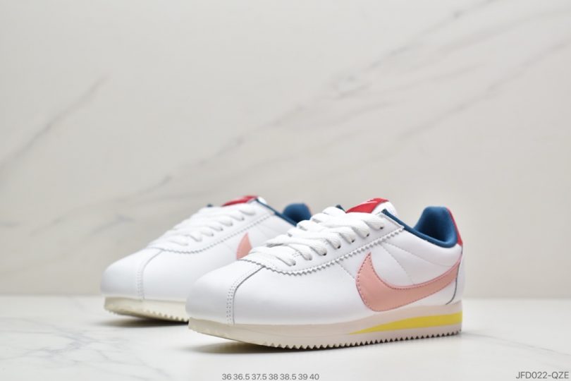 阿甘, 跑步鞋, NIKE - 耐克Nike Classic Cortez “Coral Stardust” 经典阿甘休闲跑步鞋