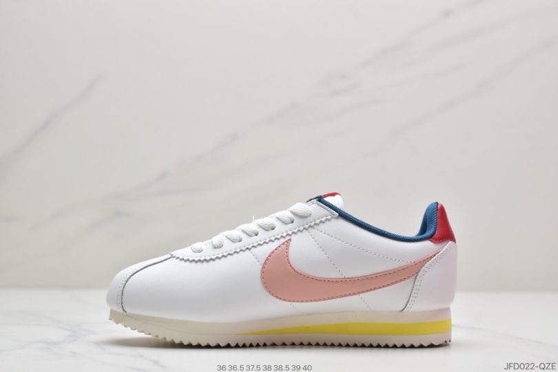 阿甘, 跑步鞋, NIKE - 耐克Nike Classic Cortez “Coral Stardust” 经典阿甘休闲跑步鞋