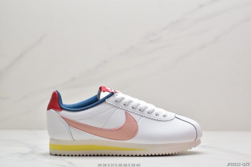 阿甘, 跑步鞋, NIKE - 耐克Nike Classic Cortez “Coral Stardust” 经典阿甘休闲跑步鞋