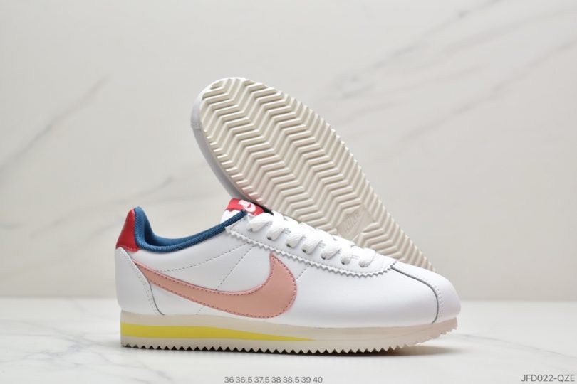 阿甘, 跑步鞋, NIKE - 耐克Nike Classic Cortez “Coral Stardust” 经典阿甘休闲跑步鞋